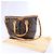 Borsa Louis Vuitton Palermo Monogram PM in marrone - vista 15