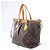 Borsa Louis Vuitton Palermo Monogram PM in marrone - vista 8
