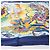 Hermès Carré 90 "THE ALFEE AUBE" Seidentuch in Navy Blue Marineblau - Ansicht 7