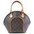Borsa Louis Vuitton Ellipse Monogram PM in marrone