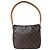 Borsa a tracolla Louis Vuitton Looping Monogram MM Marrone Beige
