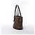 Louis Vuitton Malle Damier Ebene Shoulder Bag in Brown N42240 Rosso - vista 3