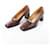 Hermès Escarpins HERMES Kelly en cuir marron, taille 38 EU  - vue 2