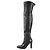 Stuart Weitzman Vidaland 100mm Over-the-knee Boots in Schwarz, Größe 39.5 EU Beige