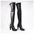 Stuart Weitzman Vidaland 100mm Over-the-knee Boots in Schwarz, Größe 39.5 EU Beige - Ansicht 2