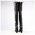 Stuart Weitzman Vidaland 100mm Over-the-knee Boots in Schwarz, Größe 39.5 EU Beige - Ansicht 5
