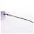 Gafas de sol Chrome Hearts HELLZ BELLZ chapadas en oro en Gray Metálico - vista 7