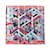 Hermès Carré Géant "SANGLES EN ZIGZAG" Kaschmir x Seidentuch in Blau x Rot Marineblau  - Ansicht 1