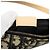 Borsa Saddle Christian Dior Dior Trotter Nero Beige - vista 6