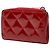 Monedero Chanel Matelassé Coco Mark Roja - vista 2