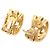 Timeless Orecchini a clip Chanel Coco Mark placcati in oro D'oro - vista 2