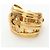 Timeless Orecchini a clip Chanel Coco Mark placcati in oro D'oro - vista 6