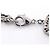 Collana Chanel Coco Mark a 10 fili Nero Argento - vista 3