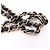 Borsa a tracolla Chanel Chevron V-Stitch Double Flap Nero - vista 12