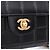 Borsa a tracolla Chanel Chocolate Bar Nero - vista 9
