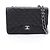 Borsa a tracolla Chanel Large Matelassé Single Flap Nero
