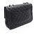 Borsa a tracolla Chanel Large Matelassé Single Flap Nero - vista 2