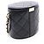 Borsa a tracolla Chanel Matelassé in pelle d'agnello nera Nero - vista 2