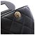 Borsa a tracolla Chanel Matelassé in pelle d'agnello nera Nero - vista 7