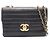 Chanel Mademoiselle Large Coco Mark Schultertasche Schwarz