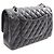 Timeless Borsa a tracolla Chanel Matelassé Double Flap Nero - vista 2