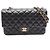 Timeless Borsa a tracolla Chanel Matelassé Double Flap Nero