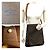 Bolsa de Ombro Louis Vuitton Musette Marrom Monograma - vista 10