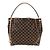 Louis Vuitton Caissa Hobo Shoulder Bag Brown Pink Damier ebene