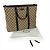 Borsa Tote Gucci Joy Beige in Tela GG e Pelle - vista 9