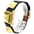 Hermès Montre femme Hermes Medor plaquée or en cuir Quartz  - vue 2