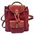 Gucci Bamboo Backpack Red Suede Leather