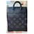 borsa a mano Louis Vuitton Monogram Eclipse Keepall XS Nero  - vista 7