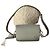 Borsa a tracolla Louis Vuitton in pelle grigia Beige
