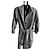 Abrigo largo The Kooples Negro Blanco Gris