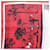 Silk In Hermès A L'OMBRE DES BOULEVARDS Carré Géant in Red Rot  - Ansicht 12
