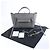 Céline Borsa a mano 2 vie Celine Belt Bag Mini in pelle Grigio - vista 13