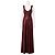 Jenny Packham Vestido maxi de lentejuelas burdeos para mujer