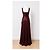 Jenny Packham Vestido maxi de lentejuelas burdeos para mujer - vista 4