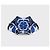 Clutch Alexander McQueen De Manta Blue Textile Usato - vista 3