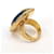 Anello Serpente Just Cavalli Nero D'oro - vista 5