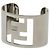 Bracciale Rigido Fendi FF Logo Argento