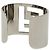 Bracciale Rigido Fendi FF Logo Argento - vista 2