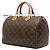Borsa Mini Boston Louis Vuitton Monogram Speedy 30 Marrone - vista 2