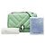 Bulgari Borsa a tracolla e spalla con catena Bvlgari Serpenti Cabochon Verde - vista 11