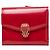 Bulgari Cartera Bvlgari Serpenti Tri-fold Rosa Roja