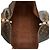 Borsa Louis Vuitton Monogram Keepall 55 Bandoulière Marrone - vista 4
