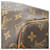 Borsa Louis Vuitton Monogram Keepall 55 Bandoulière Marrone - vista 8