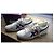 Autre Marque Onitsuka Tiger weiße Leder-Sneaker Low Rot Blau - Ansicht 2