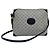 Borsa a tracolla in pelle Gucci blu navy con motivo Micro GG