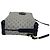 Borsa a tracolla in pelle Gucci blu navy con motivo Micro GG - vista 6